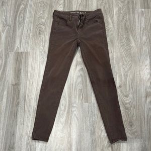 American Eagle Tan Jeggings, Size 2